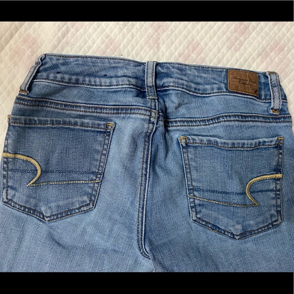 AMERICAN EAGLE BLUE JEANS   size2 stretch - Picture 6 of 8